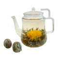 Chinese high quality handmade beautiful and romantic white tea base blooming tea balls